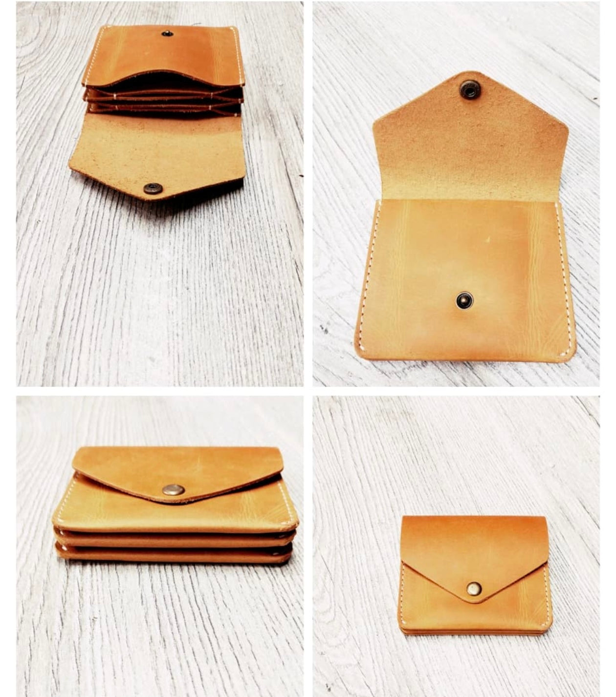 Hand-made leather Crafted Leather Wallet