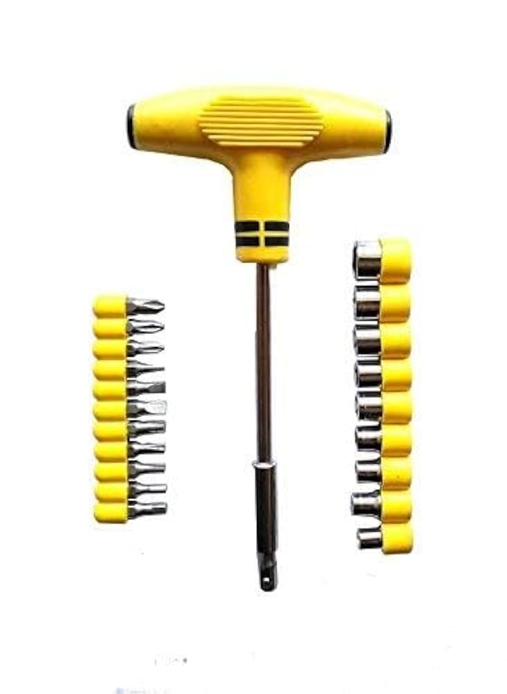 24 in 1 Professional Tools -T Shape Screwdriver
Set JL-1080 Batch Head Ratchet Pawl Socket
Spanner Hand Tools | 24pcs Multifunction
repair opening tool kit