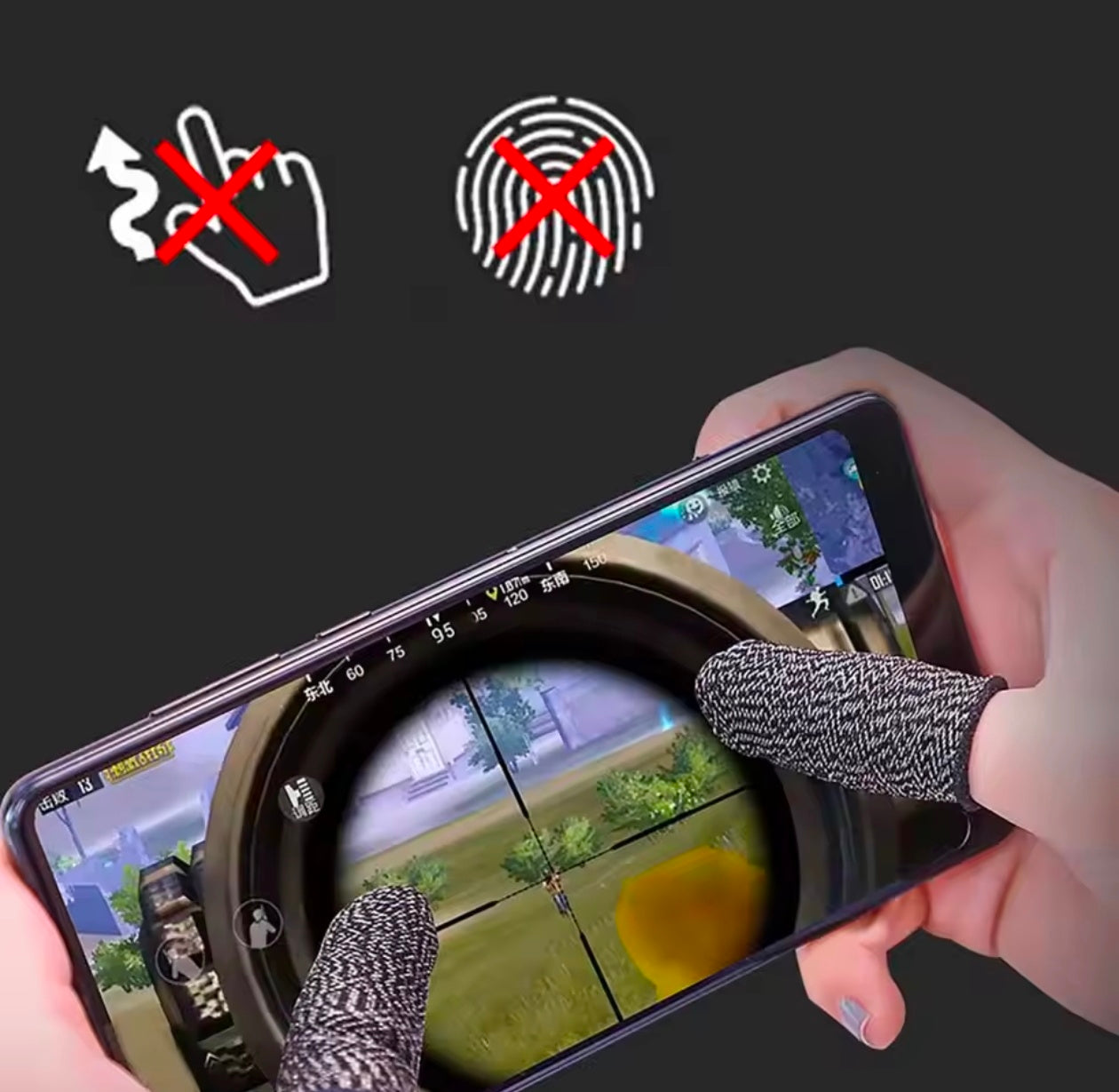 5pair (10pcs) Pubg Finger Sleeves (Imported)