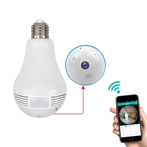 V380 Bulb Wifi Camera - LED Bulb Light