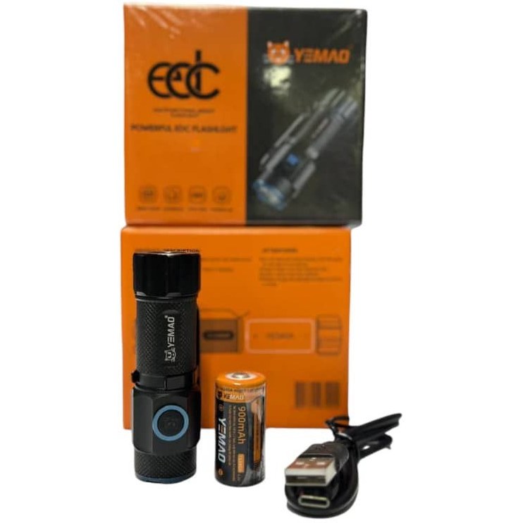 E27 Ultra Fire Zoomable EDC Flashlights LED Torch with Magnet - LED HEL-T93