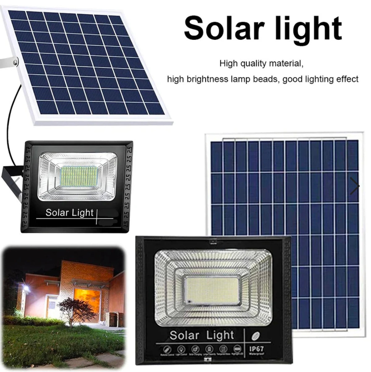 200W LED Solar Lights Outdoor Garden Street Light With Motion Sensor