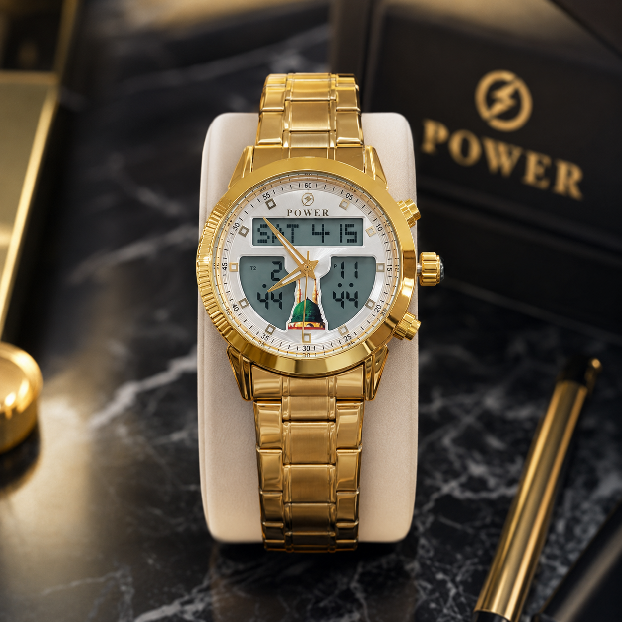 Makkah Madina Stainless Steel Saudi watches waterproof