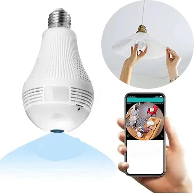 V380 Bulb Wifi Camera - LED Bulb Light