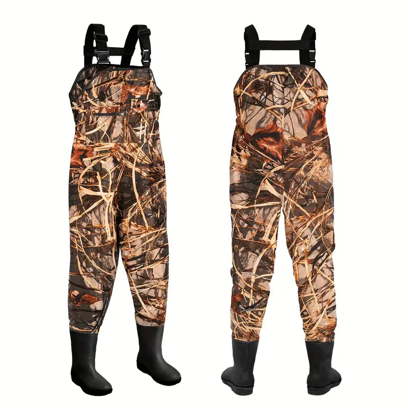 Trudave Chest Waders for Men & Women Waterproof,Fishing Neoprene Waders,Hunting Waders with Boots