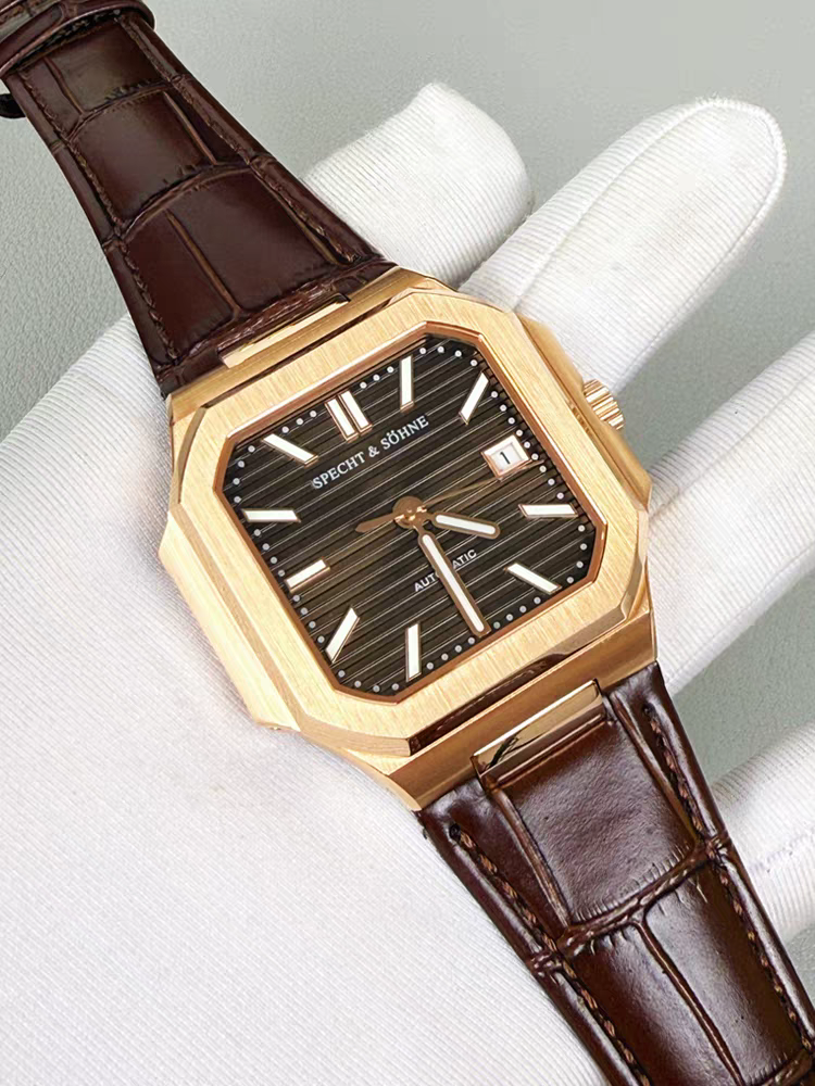 Sp &So Men's Classic Cubic Watch 50M Waterproof Luminous