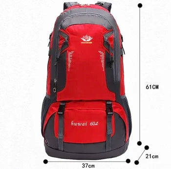 60L hiking backpack Large Capacity  Waterproof bag