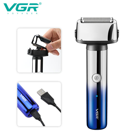 Original VGR 3 in 1 Foil Electric Shaver For Men shaving for Facial Beard body Hair Eyebrow Trimmer