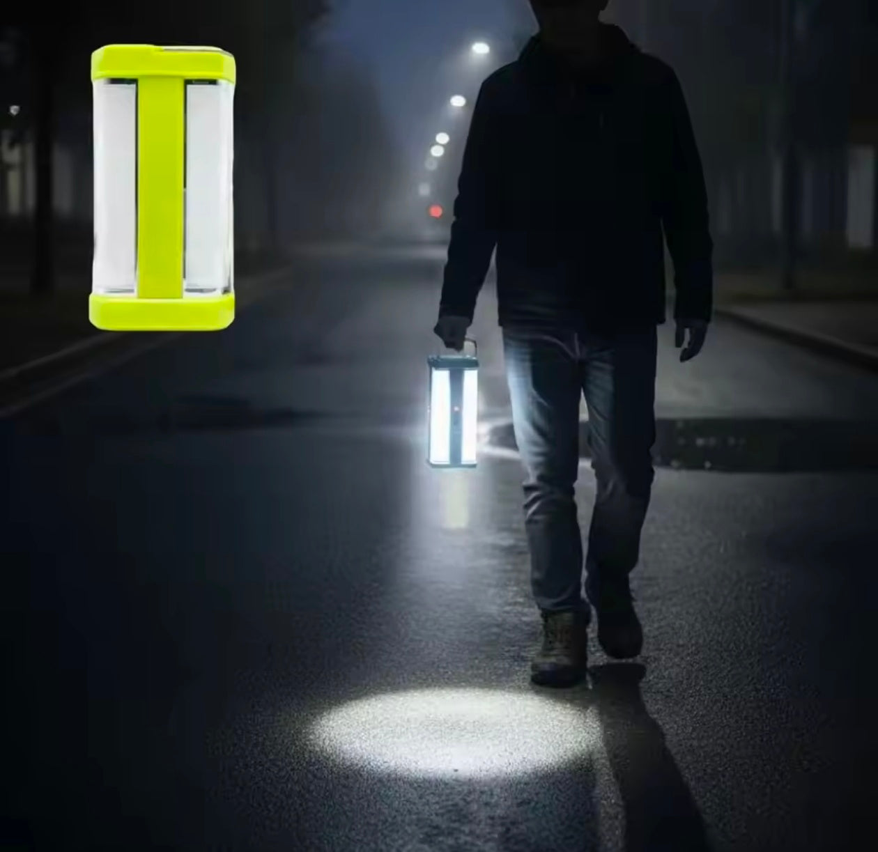 Solar Rechargeable Lantern Light | Emergency Flashlight Home & Outdoor Use