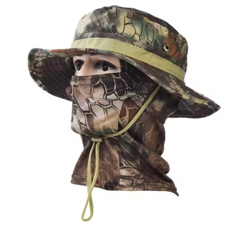 Tactical Balaclava Camouflage hunting Fishing Full Face Mask Cap set