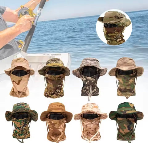 Tactical Balaclava Camouflage hunting Fishing Full Face Mask Cap set