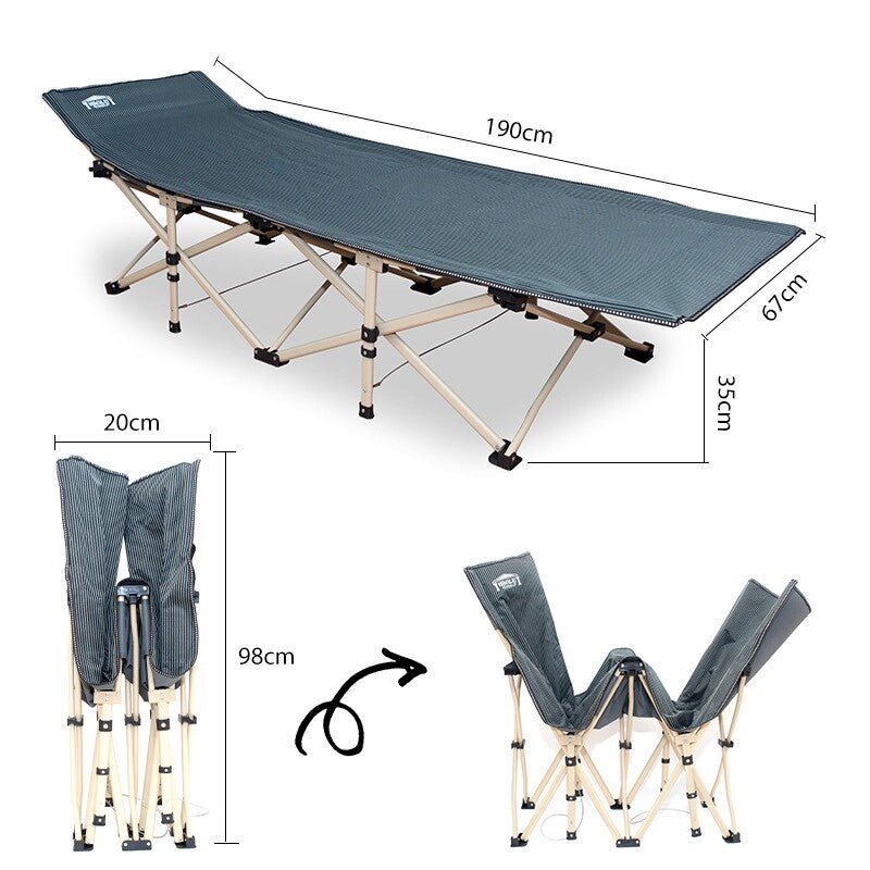 Portable Foldable Outdoor Bed with Carry Bag