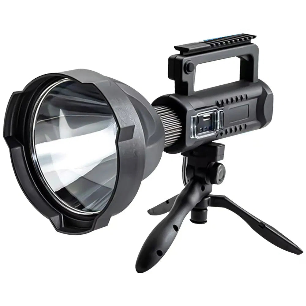 LED Rechargeable Spotlight Flashlight, 90000 High Lumens, Super Bright Handheld Led