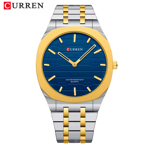 CURREN Ultra-Thin Business Stainless Steel Quartz Watch