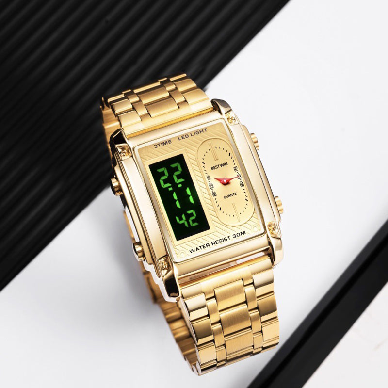 Power Top Brand Luxury Relogio Masculino Stainless Steel Band Watch