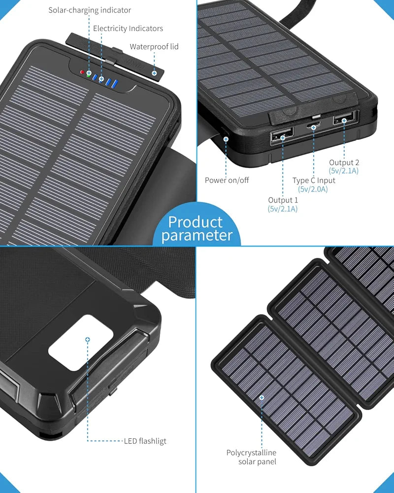 26800mAH Solar Power Bank ( powerfull)