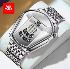OPK Quartz Stainless Steel Luminous Waterproof Watches