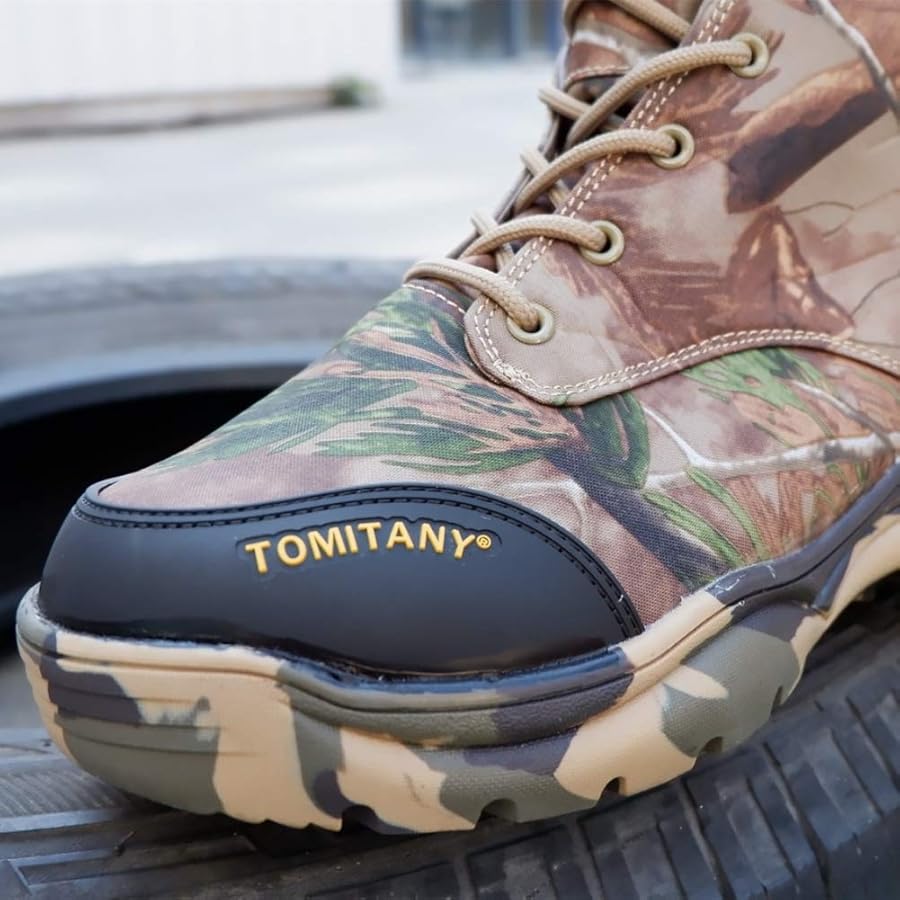 Tomitany Trekking Tactical Combat Hunting Camouflage Boots Shoes