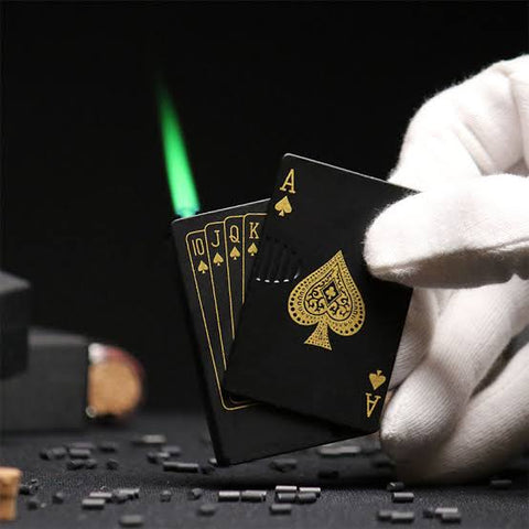 Ace Poker Lighter Green Flame(Gift)