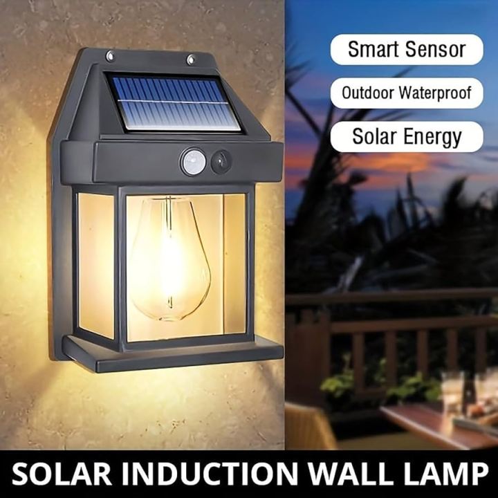 200W 112-LED Solar Wall Light - Waterproof