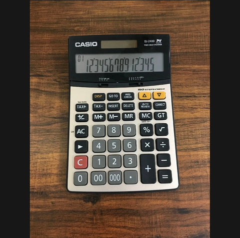 240D 14 digit 2 way power Desk Calculator