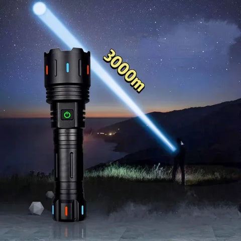 Russian Long Range Power Full  Aluminum Alloy Torch 3000m