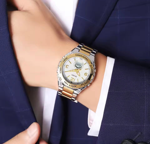 SKMEI 2310 Stainless steel Reloj Hombre Waterproof Electronic Watch