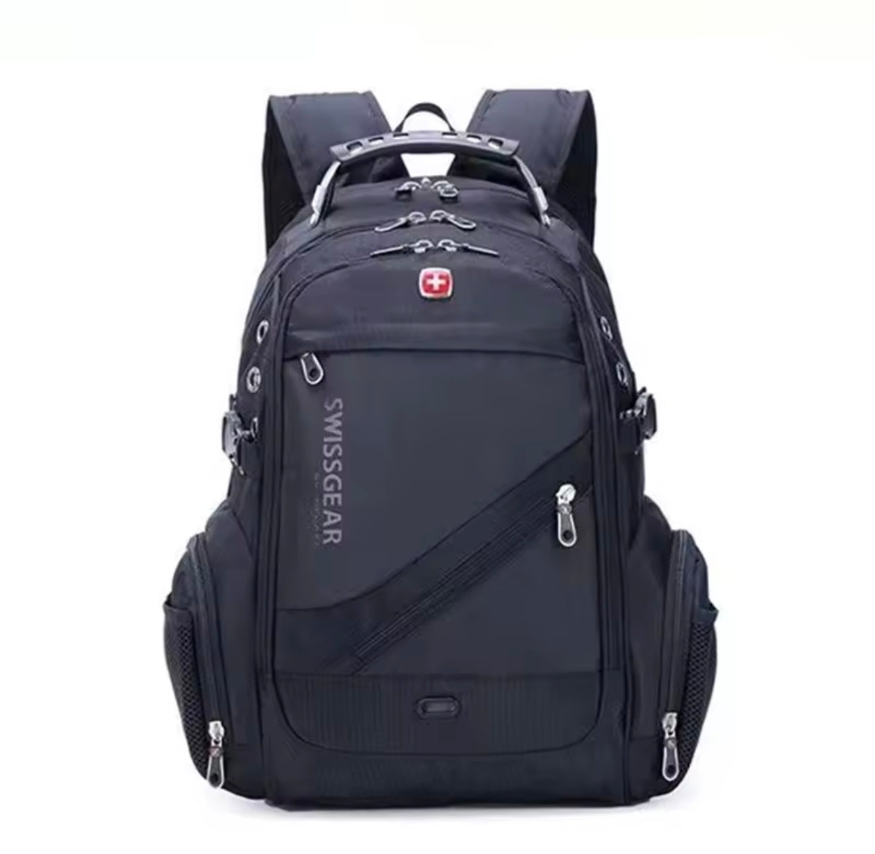 Swiss Large Capacity Travel Business Laptop Backpack USB Charging