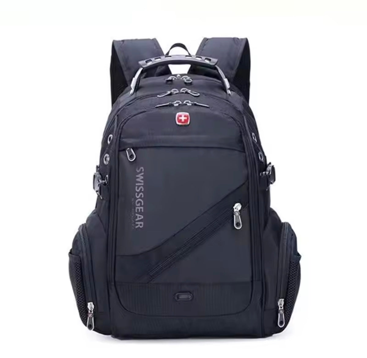 Swiss Large Capacity Travel Business Laptop Backpack USB Charging