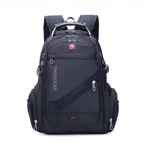 Swiss Large Capacity Travel Business Laptop Backpack USB Charging