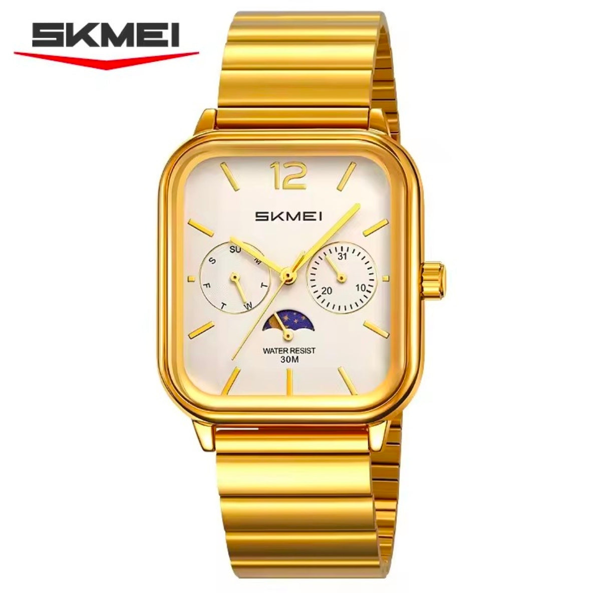 SKMEI Quartz Watch Square Light Luxury Watch