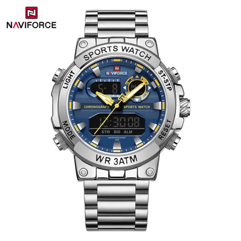 Naviforce 9237 LCD Double Display quartz digital Watch