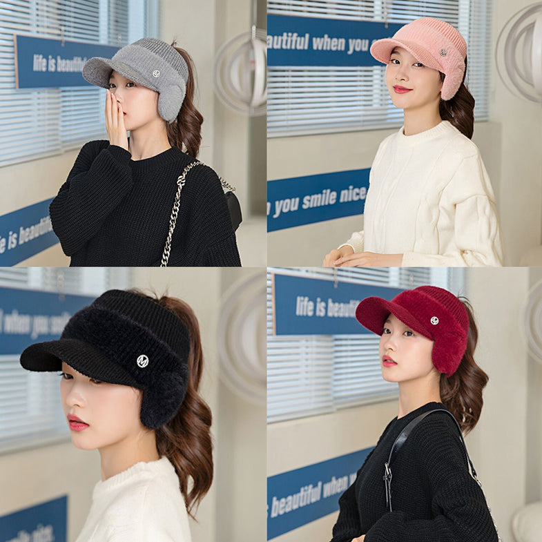 Women Winter Lightweight Warm Earflap Aviator Outdoor Hiking Windproof Snow Cap