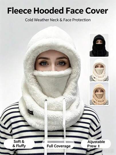 Balaclava Ski Mask for Men & Women - Windproof Thermal Fleece Mask