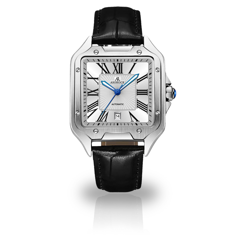 Power Cartier Leather Waterproof Watch  Master lock