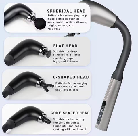 Smart Fascia Handheld Hammer Back Gun Electric Massager