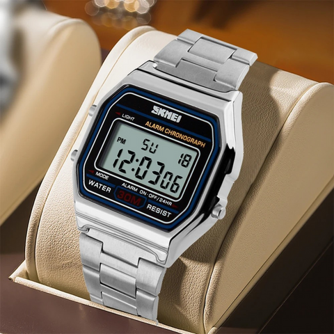 Skmei LED Digital Steel Military Waterproof Wristwatches SKMEI 1123