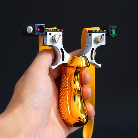 Slingshot With Laser Sight