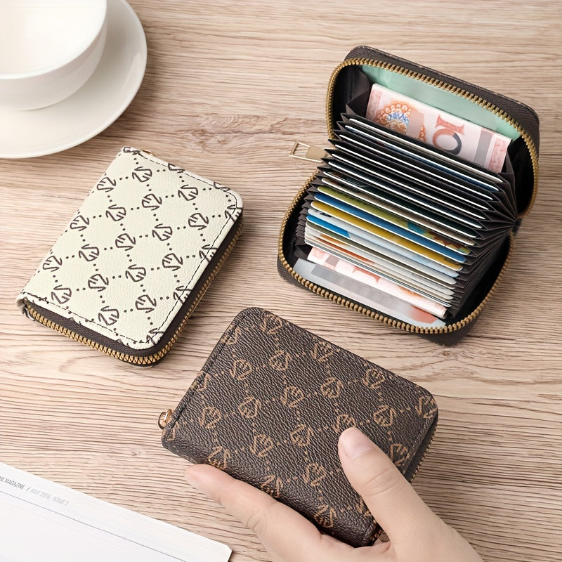 Kavis Cards Holders PU Business Bank Credit Bus ID Card Holder Cover Coin Pouch Anti Demagnetization Wallets Bag Organizer