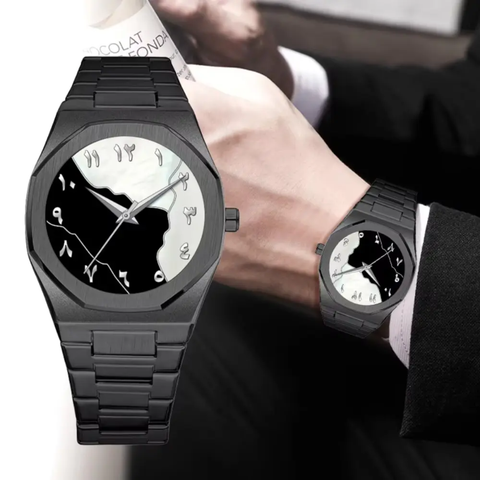 Arabic Aura Black Dial Watch price in Pakistan