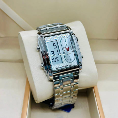 Power Top Brand Luxury Relogio Masculino Stainless Steel Band Watch