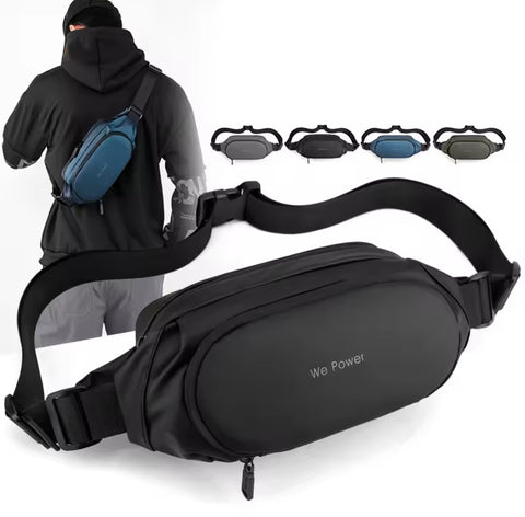 Umrah hajj Waist bag - Multi-Pocket Travel Waterproof Nylon Sling Cross body Belt Bags