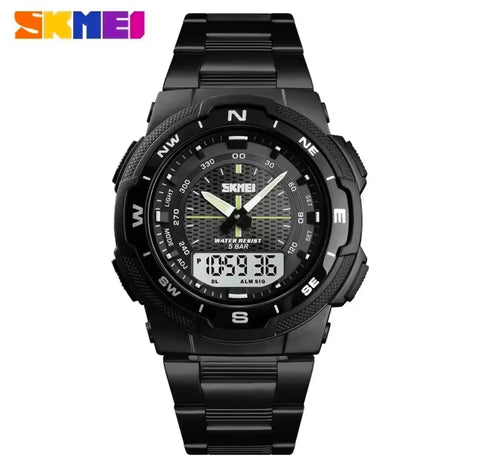 SKMEI 1370 Luxury Full Steel Business Waterproof Watch