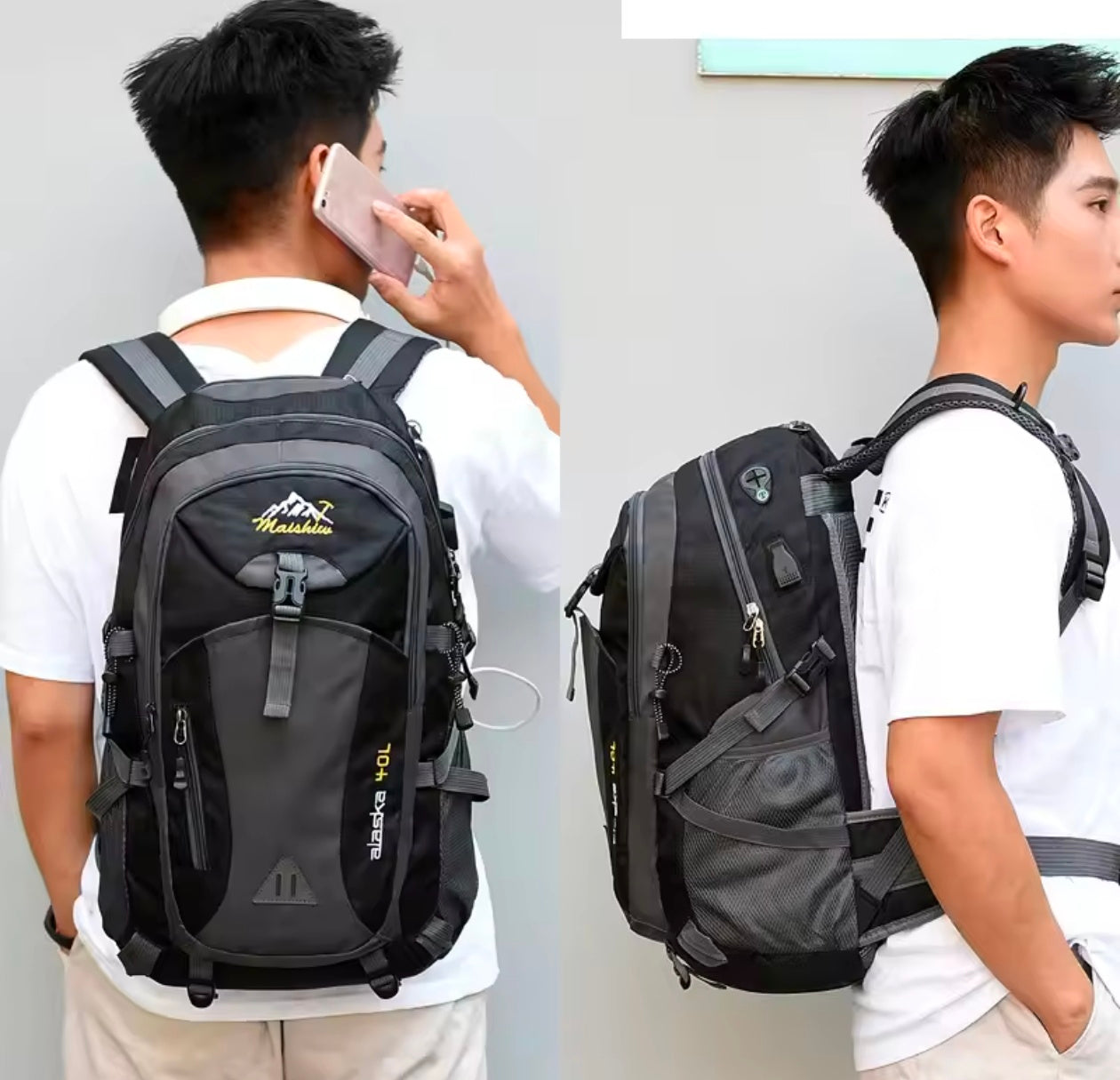 Multifunctional Backpack Men Women Fashion Backpack for traveling hiking camping university