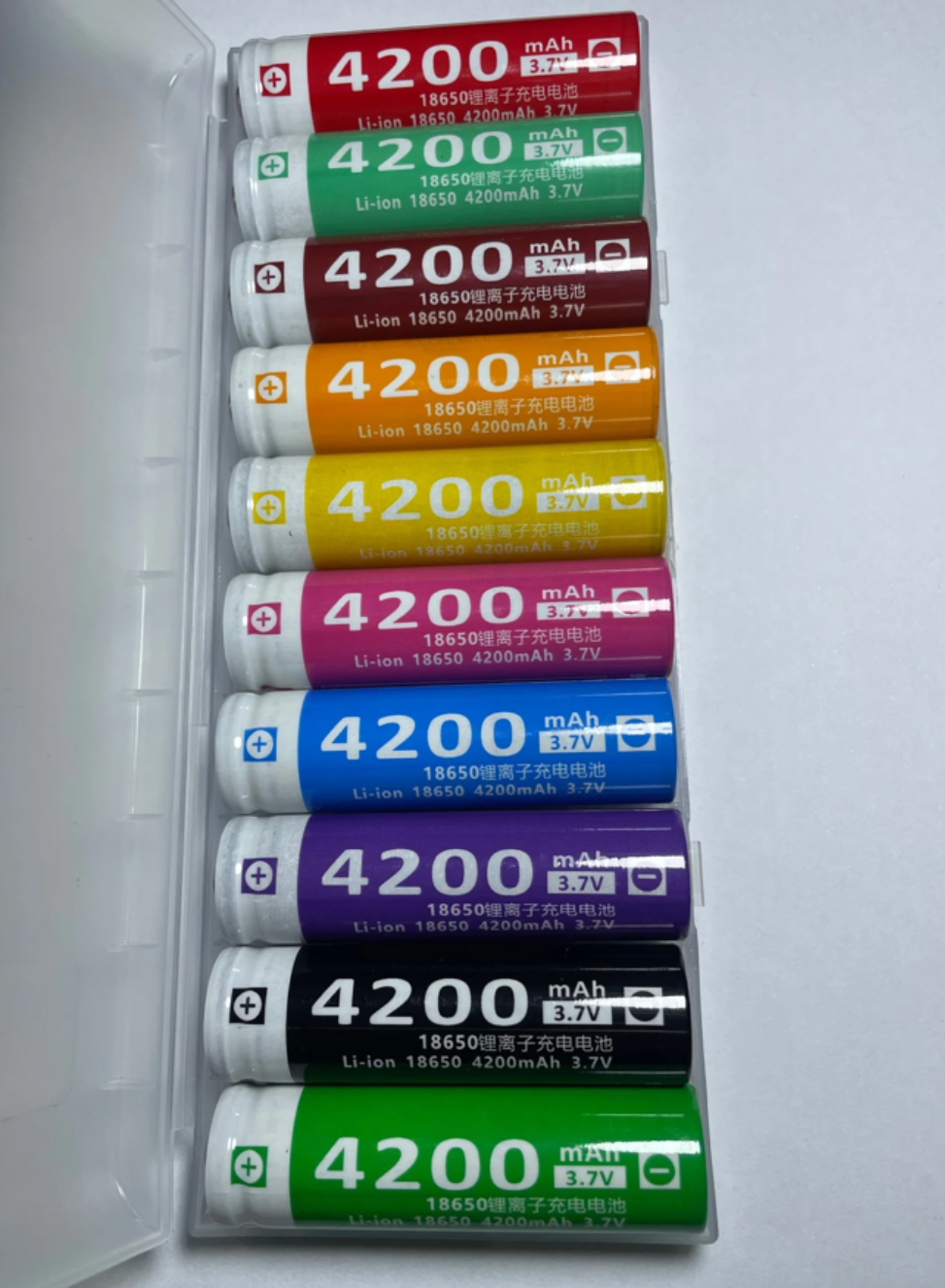 3.7V 4200mAh Li-Ion Battery – High Capacity Lithium Battery for Flashlights, DIY Electronics