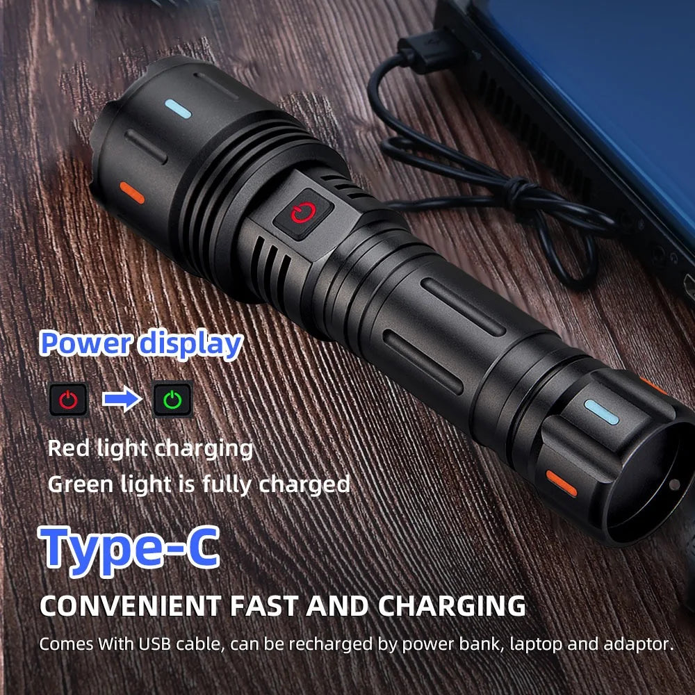 800w Long Range Power Full  Aluminum Alloy Torch 3000m
