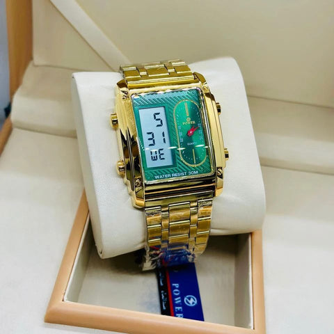 Power Top Brand Luxury Relogio Masculino Stainless Steel Band Watch