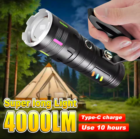 3000M Ultra Zoomable Torch with 18650 Lithium Betteries