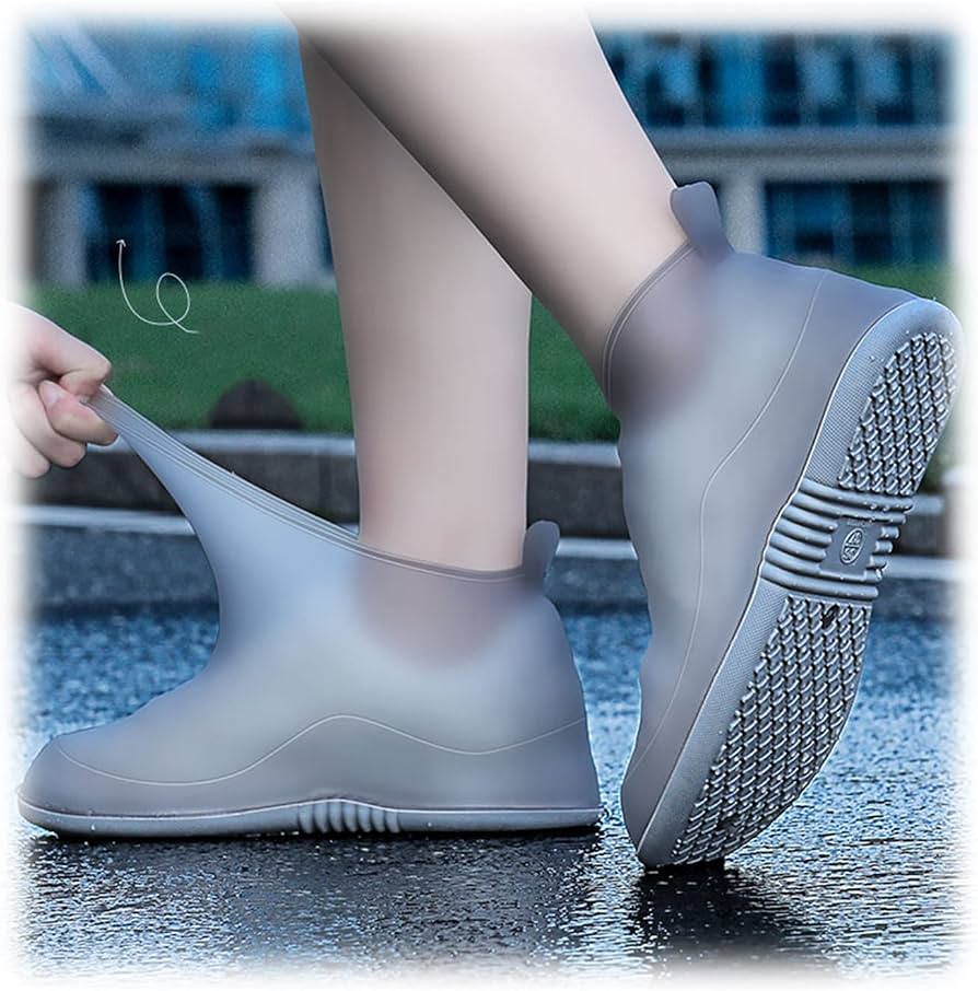 Waterproof Silicone Shoe Cover Rain Boots Cover Nonslip