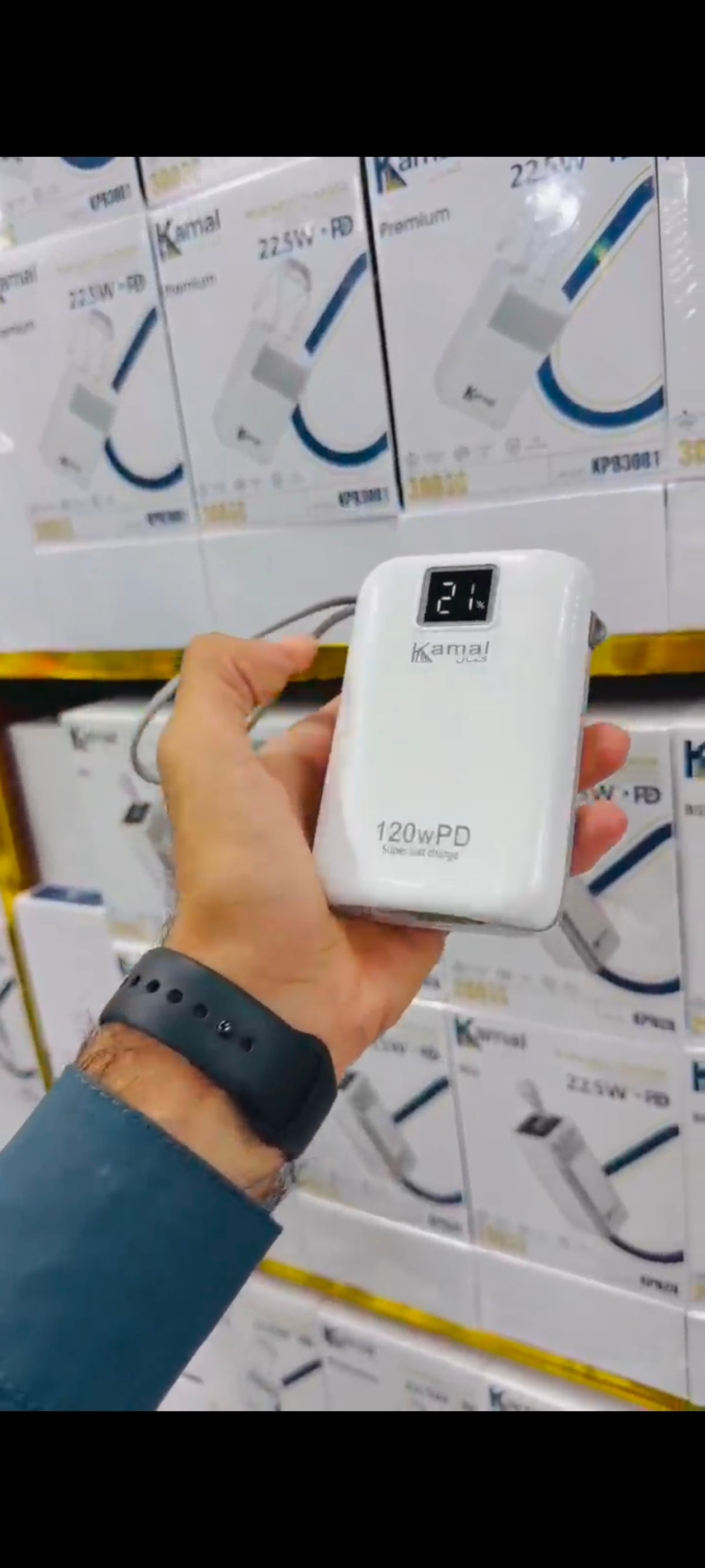120W 20000mah Ultra Compact Super Fast Charging Power Bank 120W